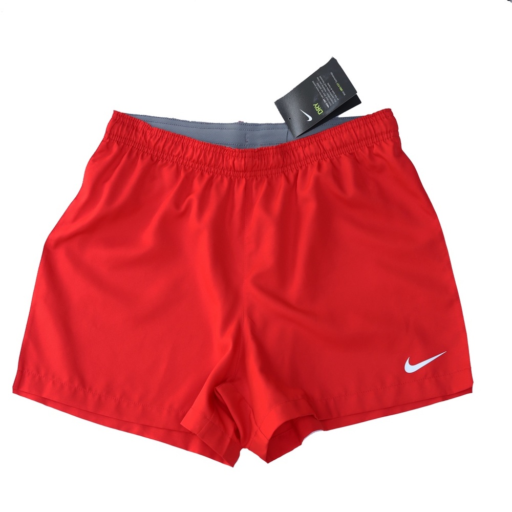 NIKE Shorts Dri-Fit Red White Size M